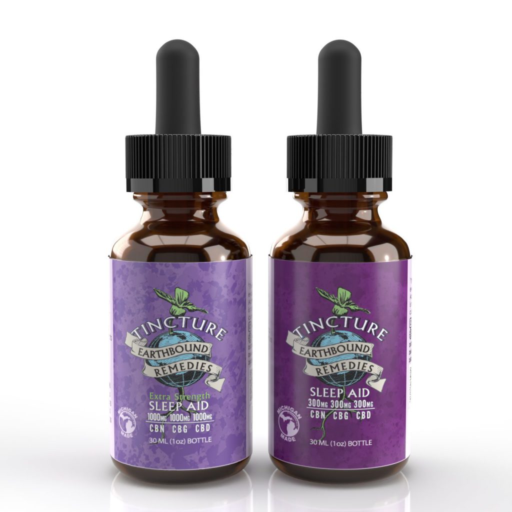 Sleep Aid Tinctures with CBN CBG & CBD
