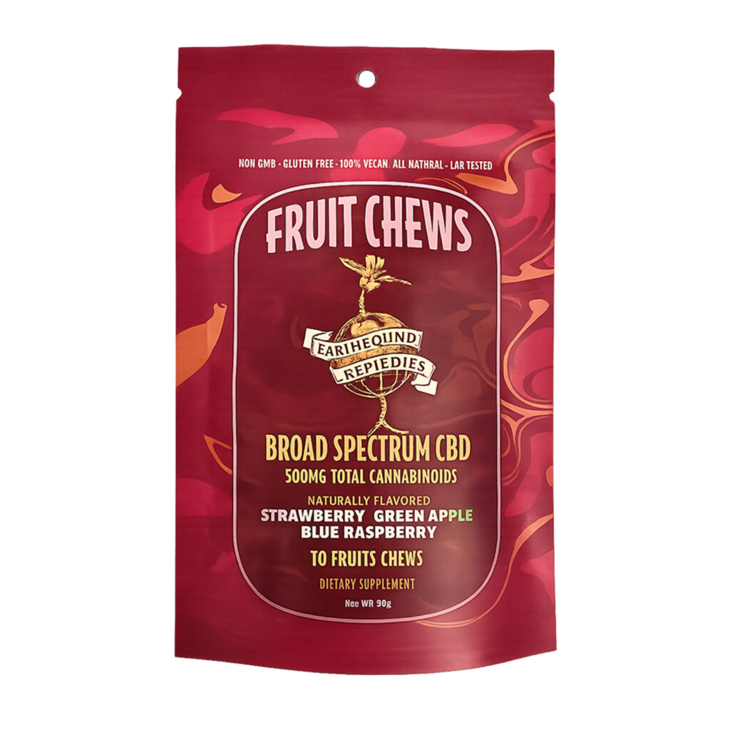 Fruit Chew Gummies - Broad Spectrum CBD (500mg Broad Spectrum CBD)