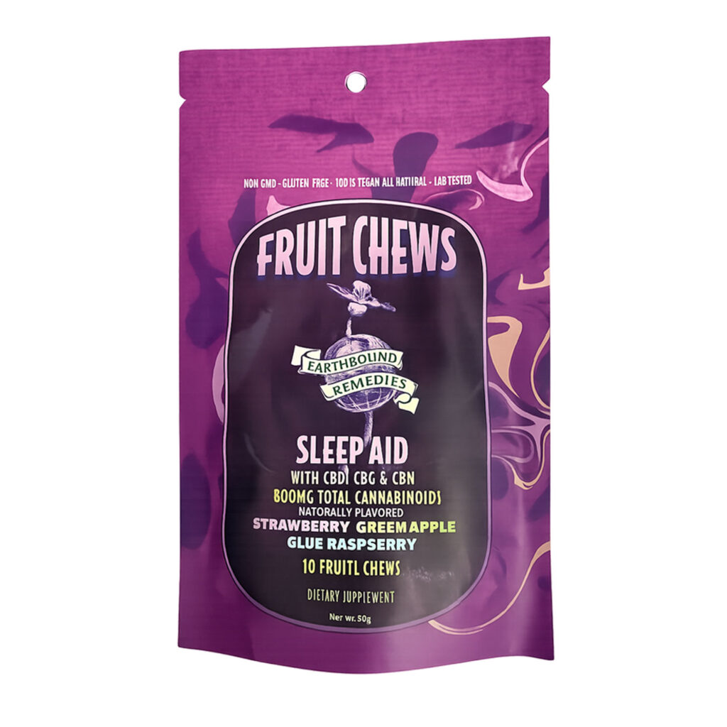 Fruit Chew Gummies - Sleep Aid - Mixed Spectrum - CBD, CBG & CBN (600mg Total Cannabinoids)