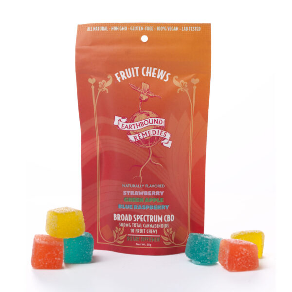 Fruit Chew Gummies - Broad Spectrum CBD (500mg Broad Spectrum CBD)