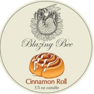 Blazing Bee Candle - Cinnamon Roll