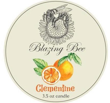 Blazing Bee Candle - Clementine