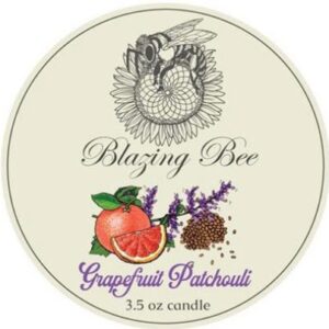 Blazing Bee Candle - Grapefruit Patchouli
