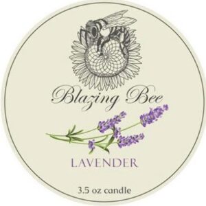 Blazing Bee Candle - Lavender