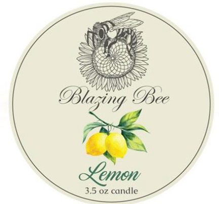 Blazing Bee Candle - Lemon